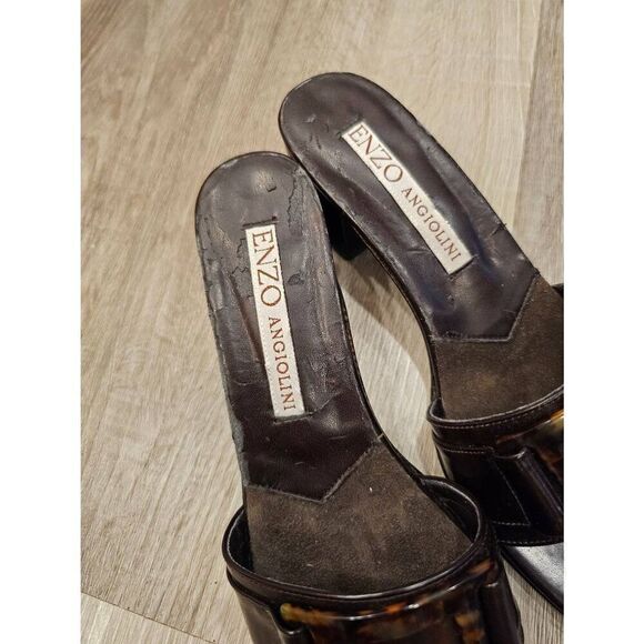 Vintage Enzo Angiolini Slide on heeled shoes size 6M - Picture 5 of 11